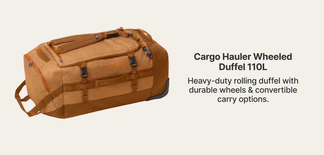 Cargo Hauler Wheeled Duffel 110L