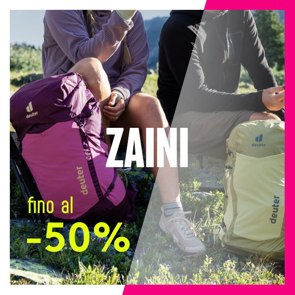 Saldi estivi SPORTLER: zaini trekking fino al -50%