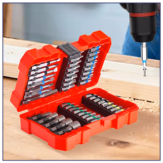 45-Pc. Screwdriver Bit Set by LivingSURE™