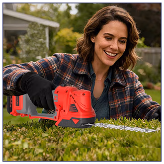 2-In-1 Cordless Mini Hedge Trimmer by LivingSURE™