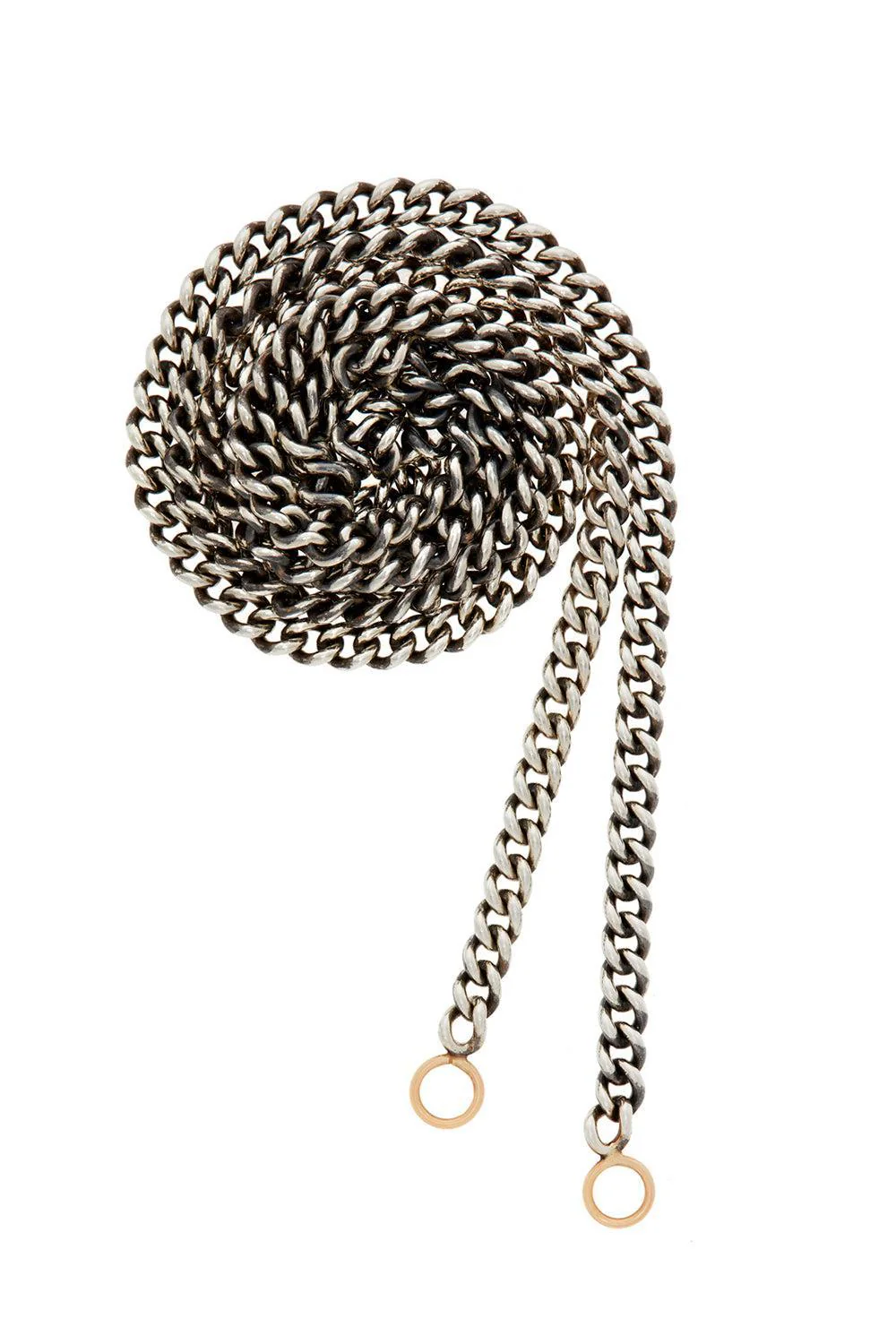 Image of heavy curb chain necklace