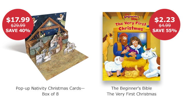 Pop UP Nativity Christmas Cards | The Beginner's Bible