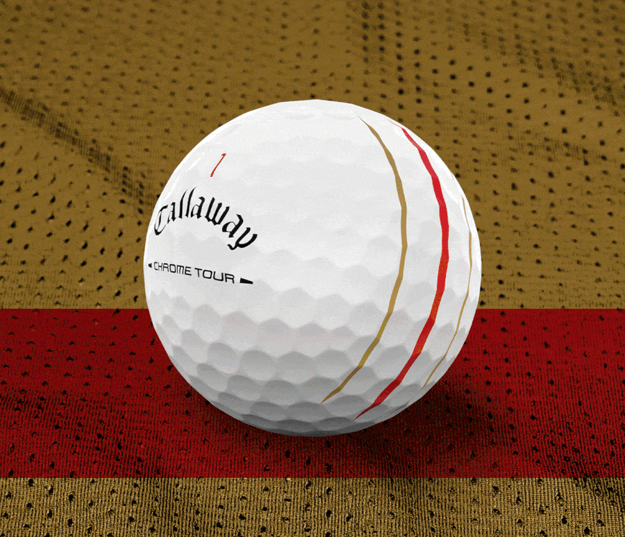 Chrome Triple Track Golf Balls