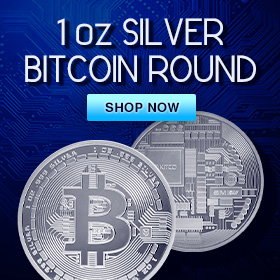 1 oz Silver Bitcoin Round