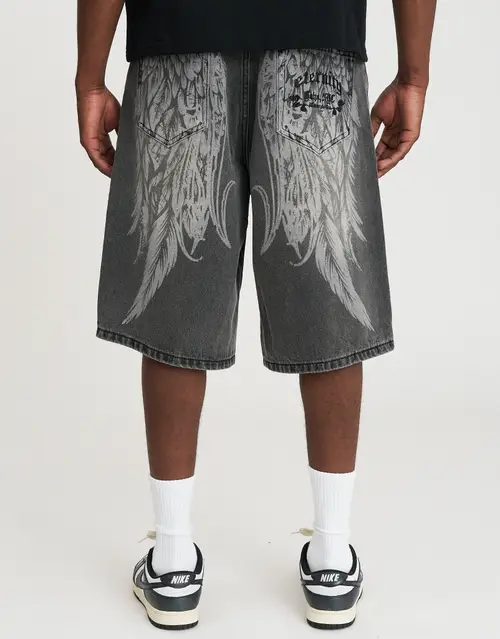 Eternity Wings Baggy Fit Jorts