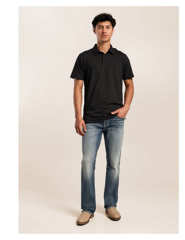 Shop Men's Buckle Black Jeans