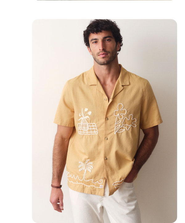 Sol Embroidered Resort Shirt