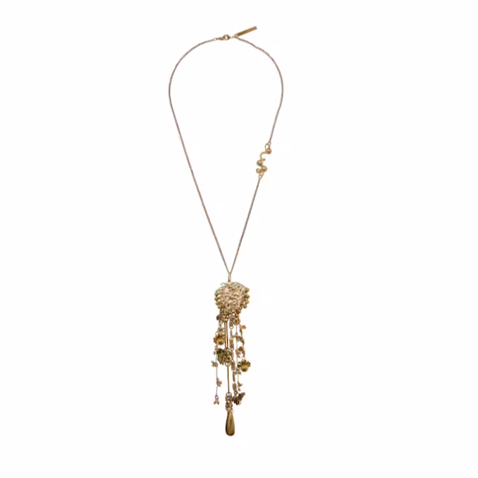 Aged Brass Necklace