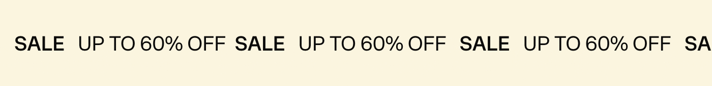 Up to 60% off. Shop sale now.