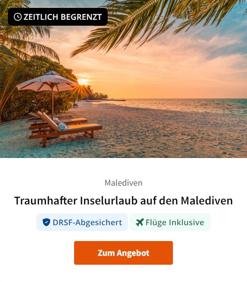 Traumhafter Inselurlaub auf den Malediven