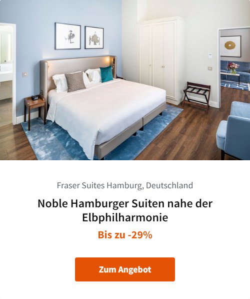 Noble Hamburger Suiten nahe der Elbphilharmonie
