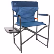 Ascend Pathfinder Directors Chair with Side Table - Bering Sea/Dress Blue