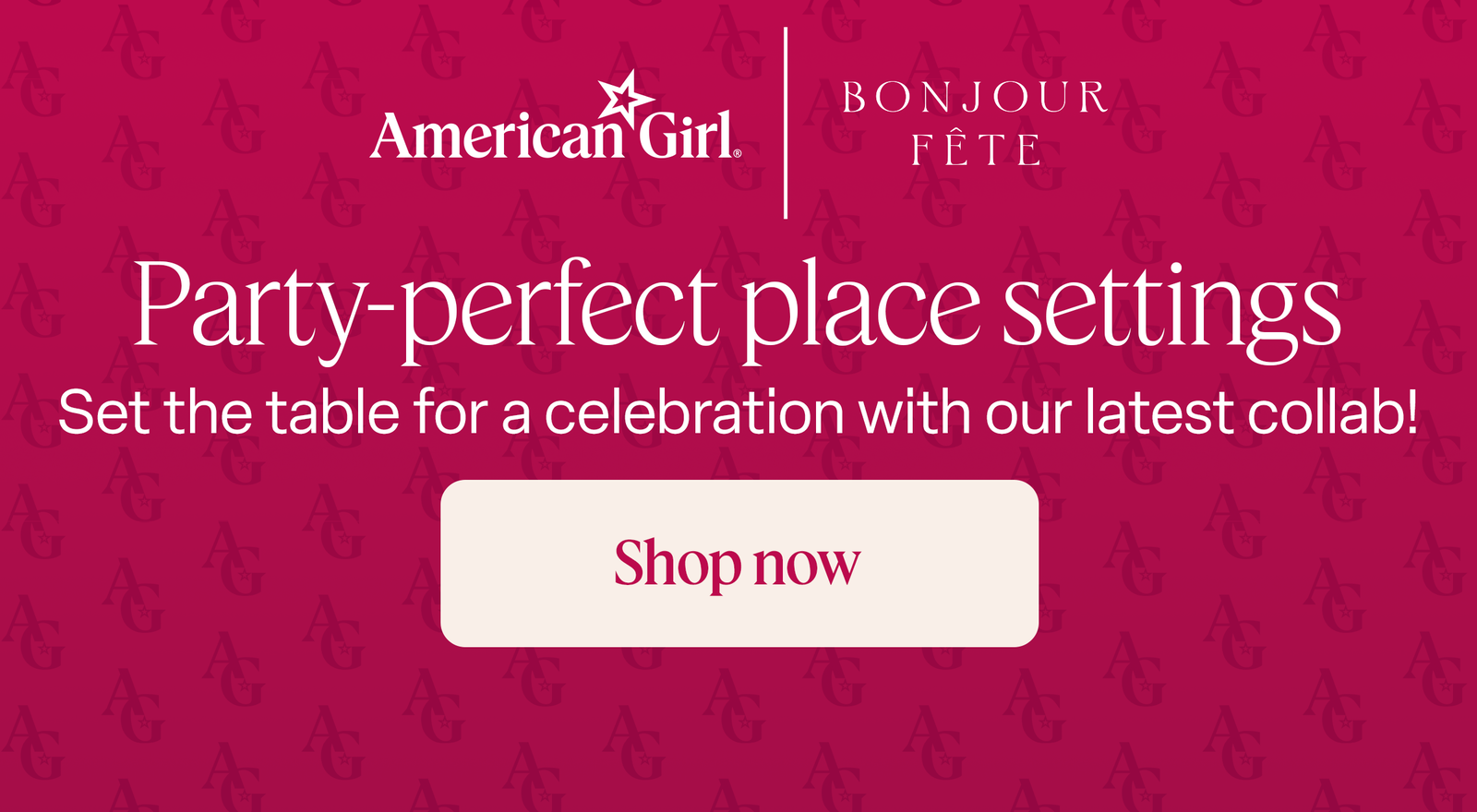 Party-perfect place settings. Set the table for a celebration with our latest collab! Shop Now.