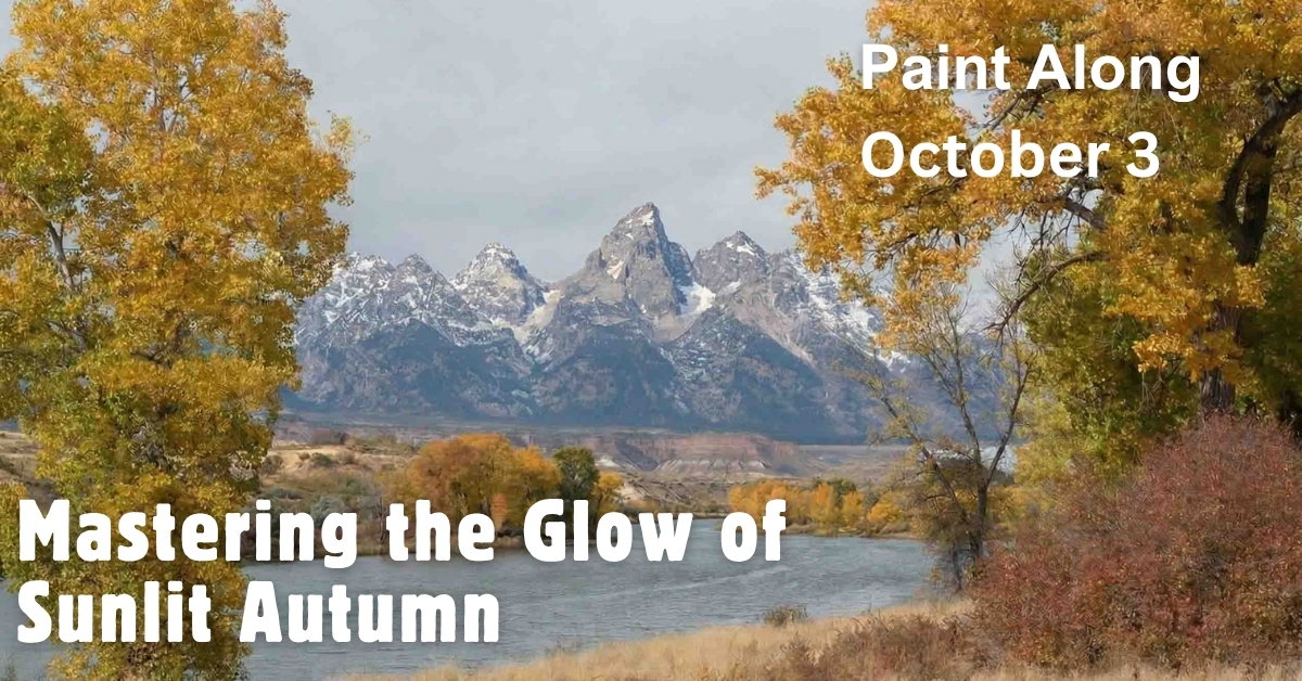 Paint Along October 2026: Mastering the Glow of Sunlit Autumn
