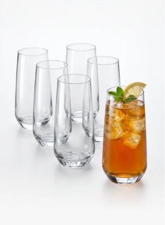 480ml Tallo Highball Glasses - Pack of Six