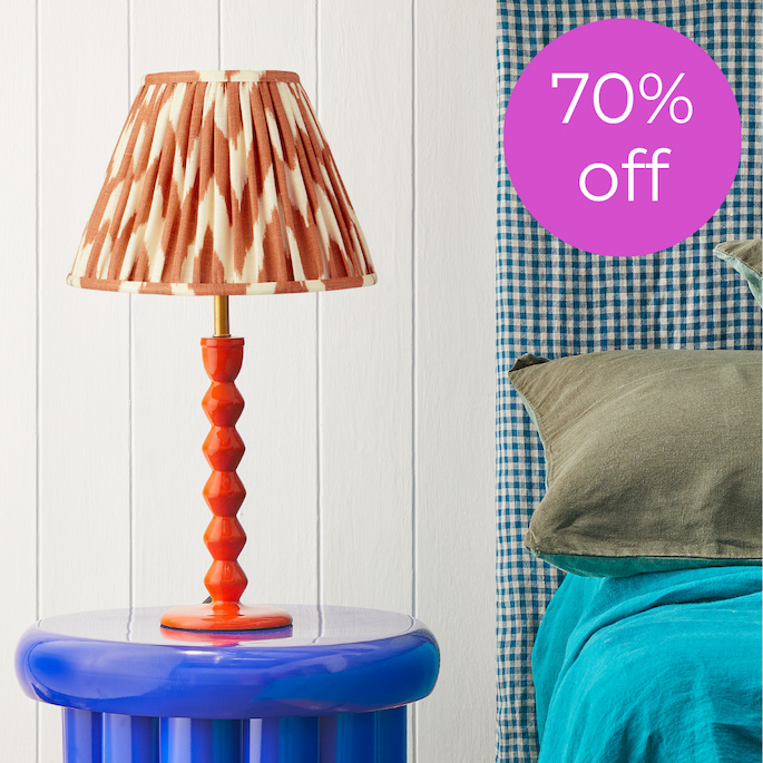 mildred table lamp in tangerine