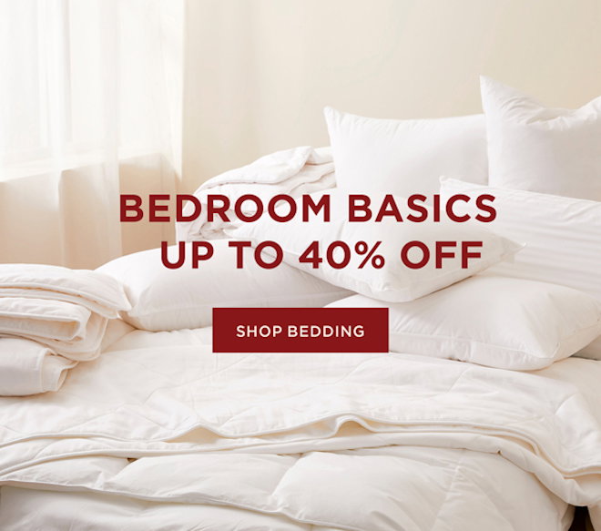 Up To 40% Off Bedroom Basics