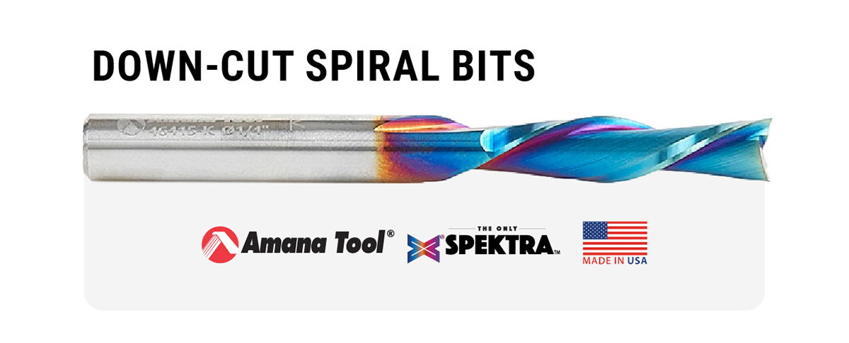 Downcut Spiral Bits