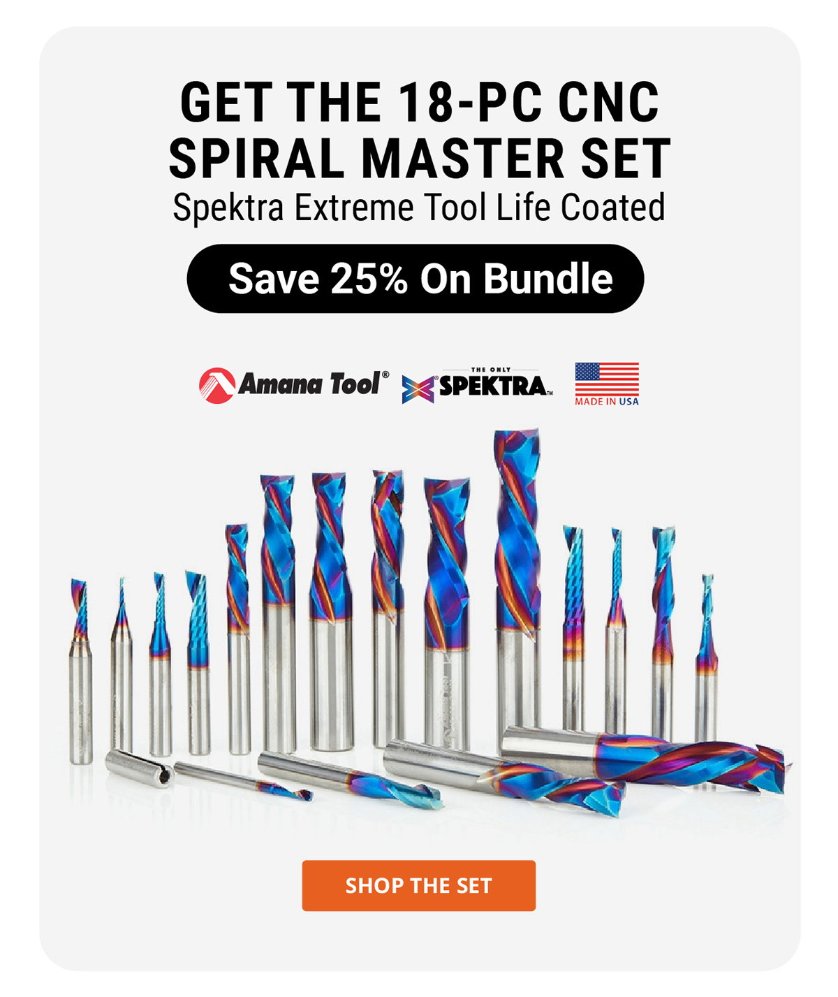 Get The 18-Pc Spiral Master Set