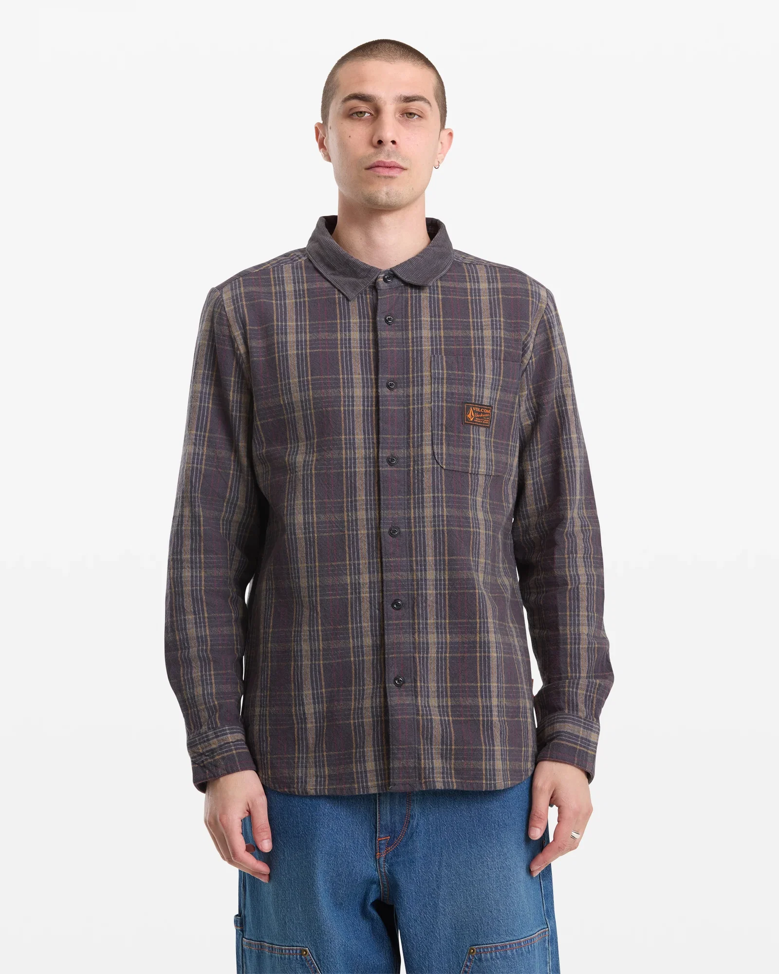 Image of Men's Stonevise Plaid Long Sleeve Shirt