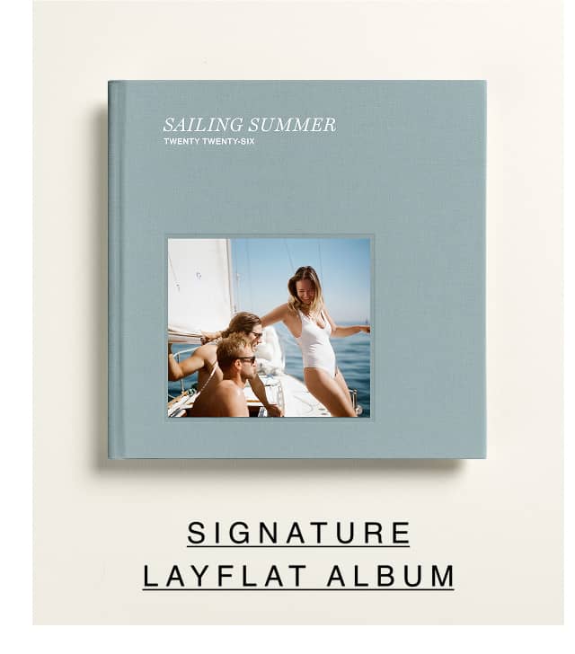 Signature layflat album