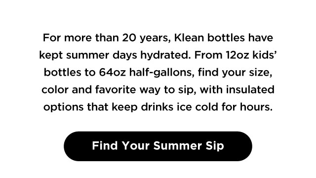Find Your Summer Sip