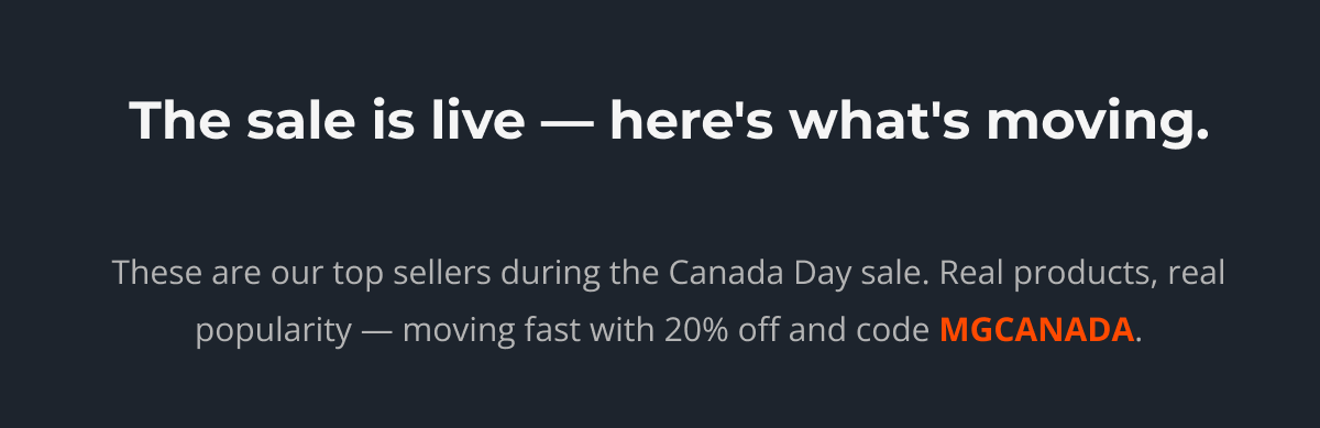 The sale is live, here's what's moving