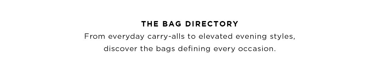 THE BAG DIRECTORY