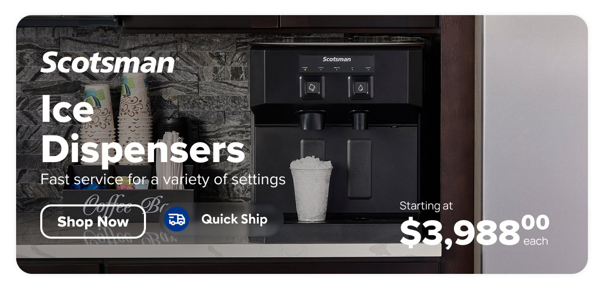 Scotsman Quick Ship Commercial Ice Dispensers