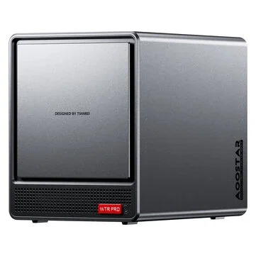 AOOSTAR WTR PRO NAS Mini PC AMD Ryzen 7 5825U 8 Core 16 Threads 4 Bays 90T Storage Dual 2.5G Ethernet Ports Windows 11 4K Triple Screen Display Mini Computer
