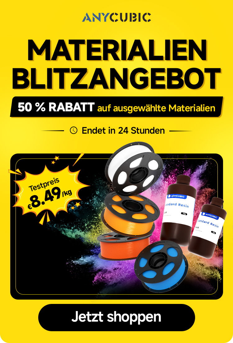 MATERIALIEN BLITZANGEBOT  50 % RABATT auf ausgewählte Materialien