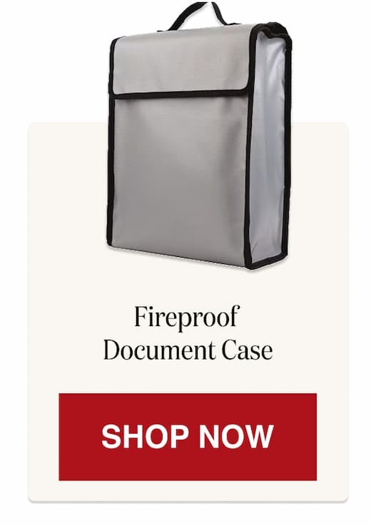Fireproof Document Case [Click here to Shop Now]