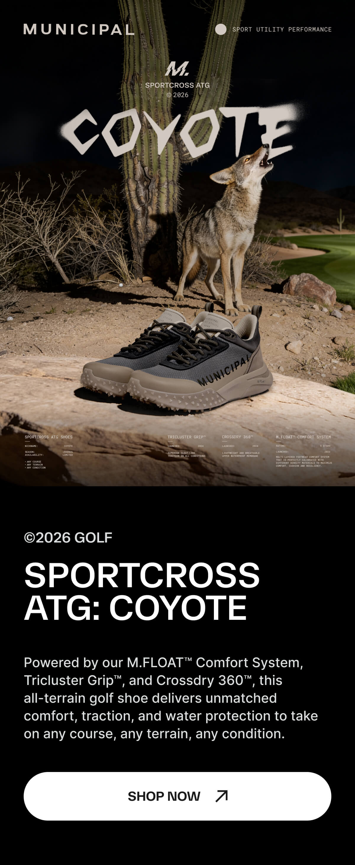 Sportcross ATG Shoes - Coyote
