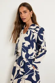 Floral Ottoman Twill Jacket