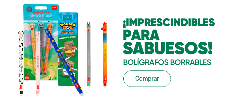 ¡IMPRESCINDIBLES PARA SABUESOS! - BOLÍGRAFOS BORRABLES