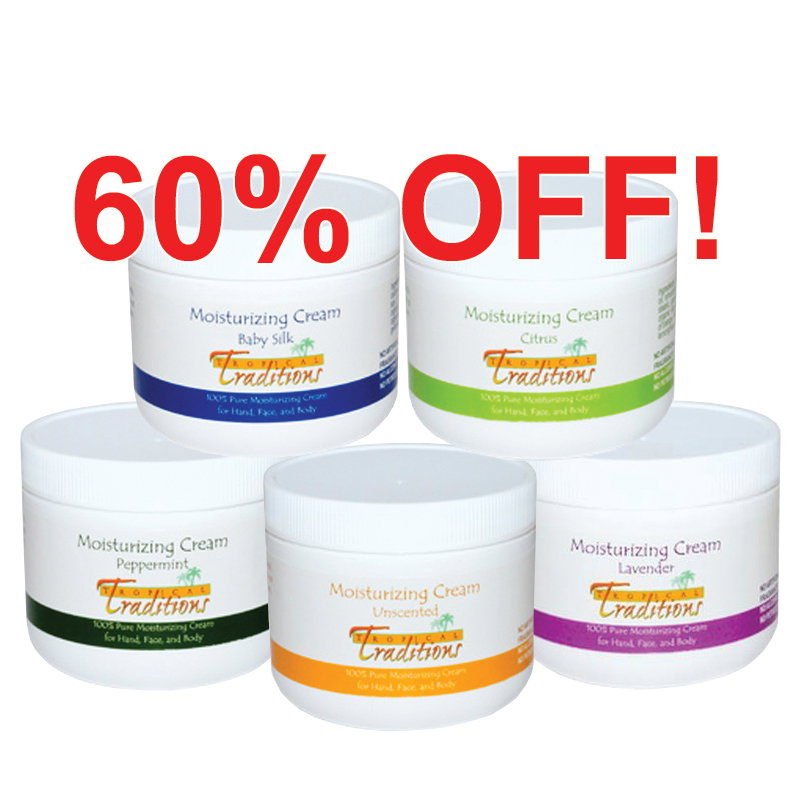 Moisturizing Creams with Virgin Coconut Oil