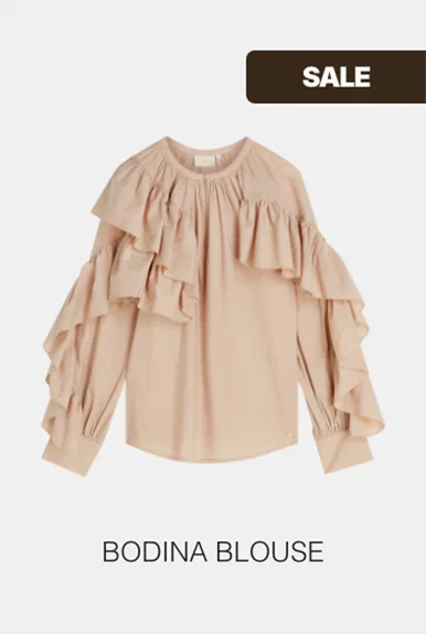 JV-BODINA oversized fit blouse - dusty pink