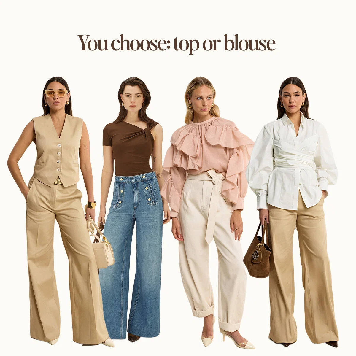 Top it off - Your style, your choice