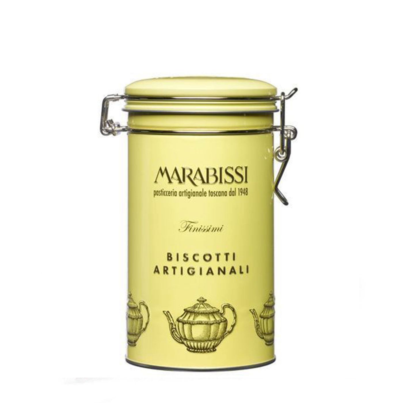 Cantucci Almond Cookies in Yellow Tin