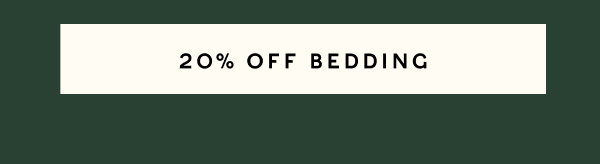 20% off bedding