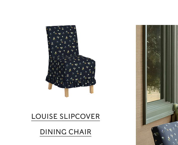 louise slipcover dining chair