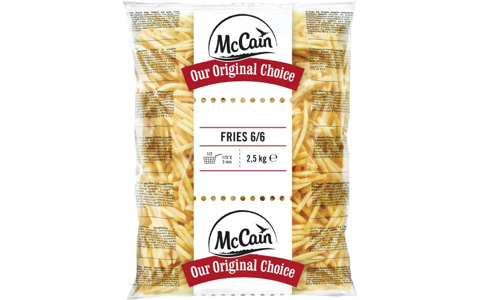 Diepvriesman Mc Cain Frites Julienne 6mm - 5 x 2,5 kg