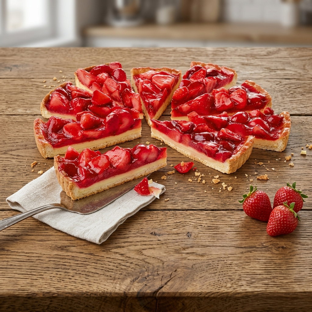 Strawberry Taart 5 st. a 1600 gram