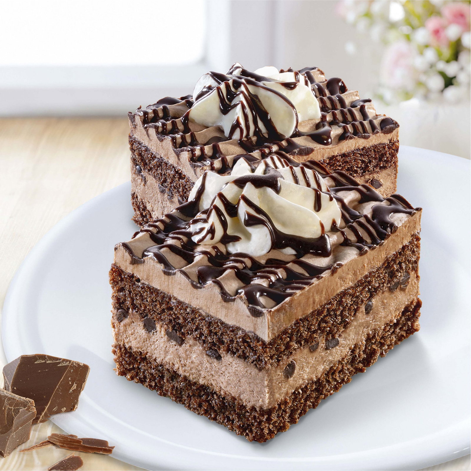 Chocolade Room Plaatgebak 8x510 gram