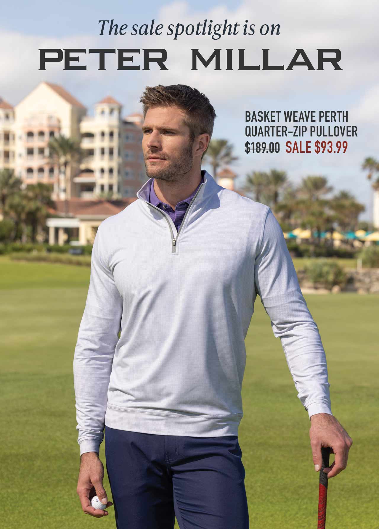 Shop Peter Millar — 50% off or more, only at Westport Big & Tall