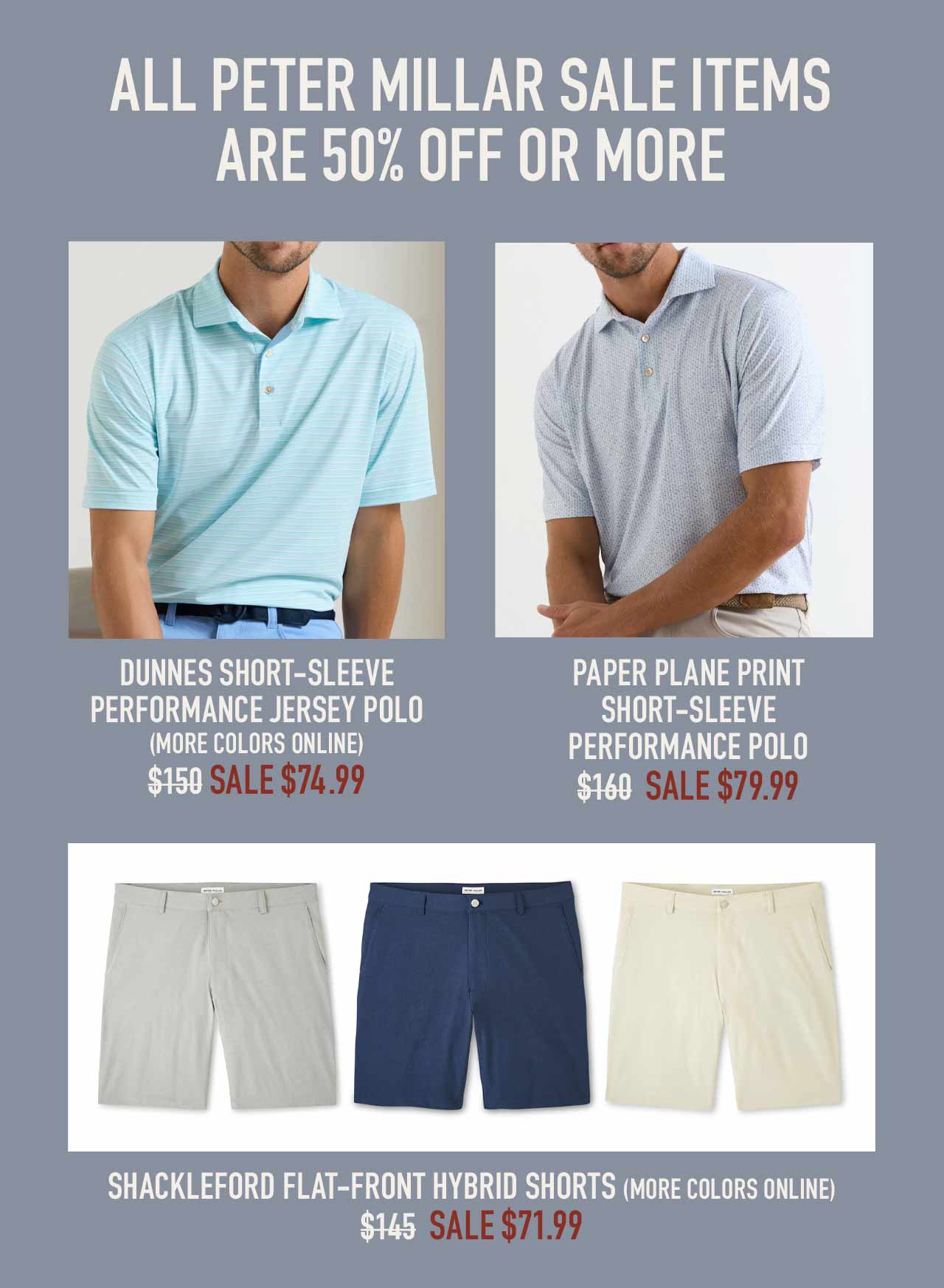 Peter Millar sale — premium styles at our best prices of the season