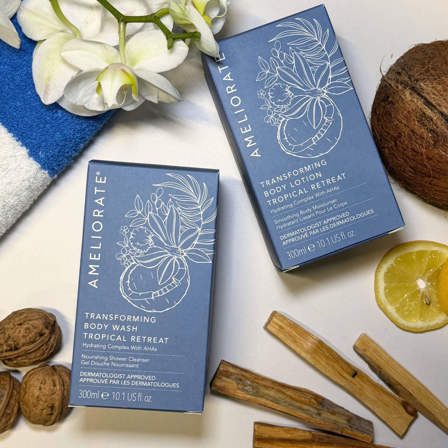 Inspired by summer, try our best selling formula now with an uplifting tropical fragrance