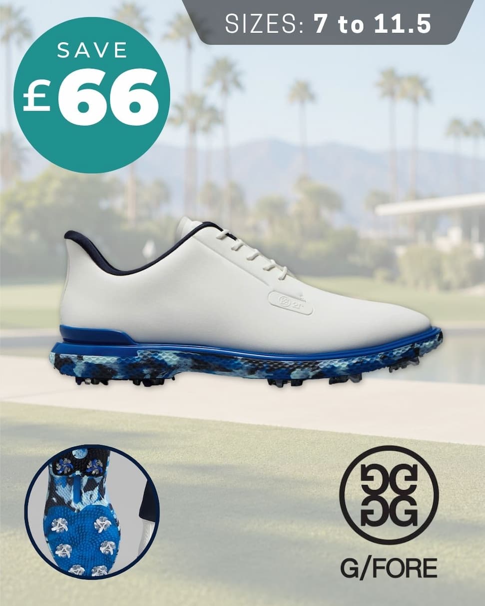 G/Fore Mens Gallivan2R G/Lock Lightweight Waterproof Spiked Golf Shoes