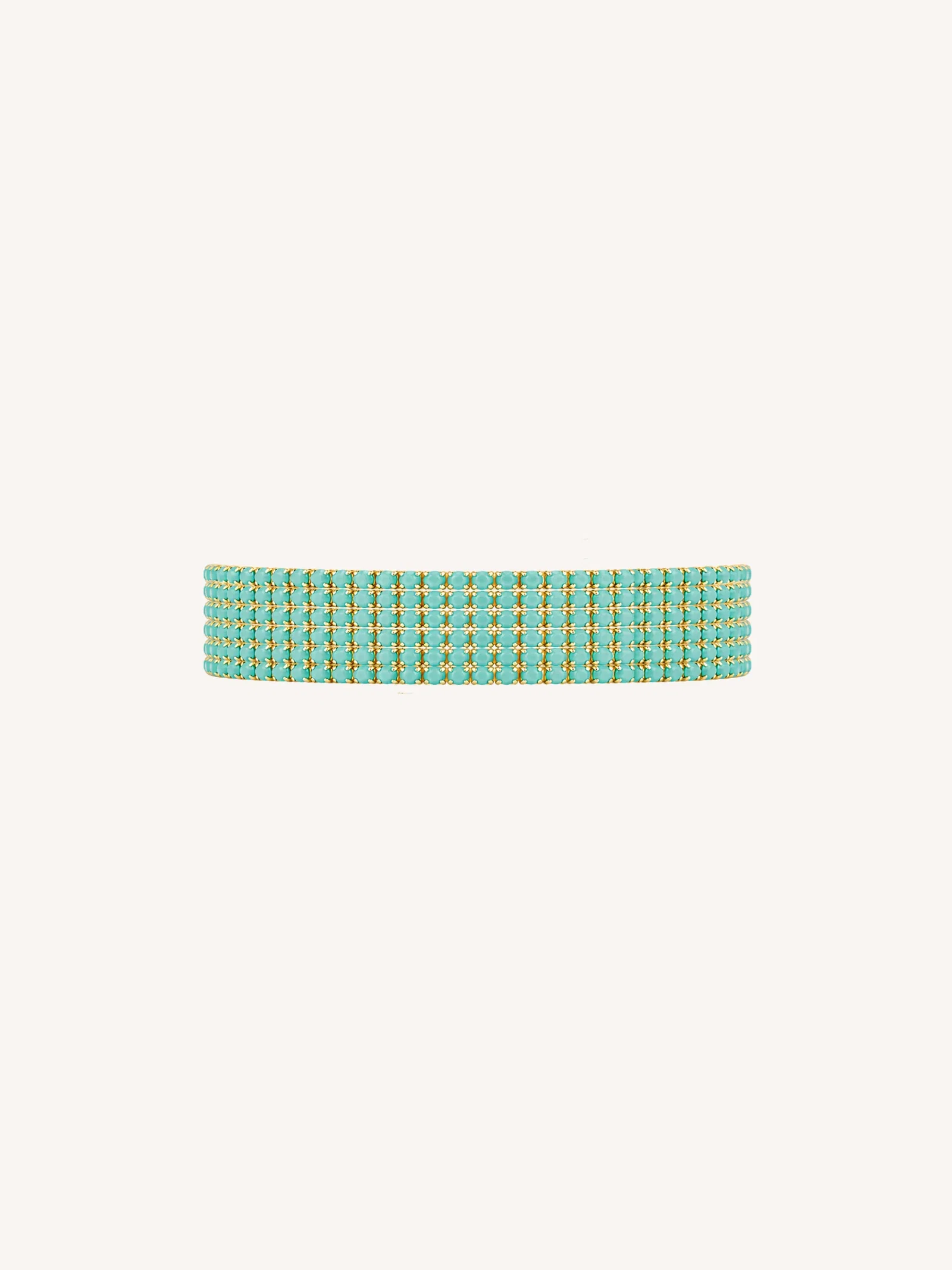 Image of Peacock Green Tennis Bracelet