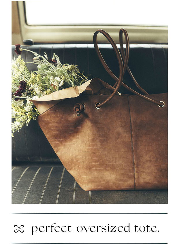 perfect oversized tote.